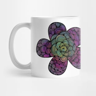 Rainbow flower Mug